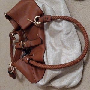 Cream color purse